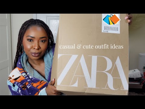 New in zara try on haul |casual outfits inspo for your brunches, dinners & date nights