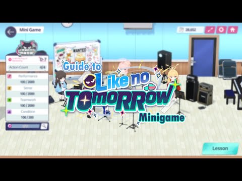 Blue Archive Global - Guide to Like No Tomorrow ! (-ive aLIVE! Minigame V2) Reupload