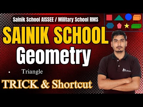 Sainik School Maths Triangle | Sainik School Maths Class 6 | Sainik School Coaching | Suraj Sir