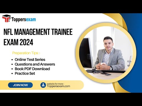 NFL MANAGEMENT TRAINEE Online Test Free, Syllabus 2024, PDF Book Download, Questions and Answers