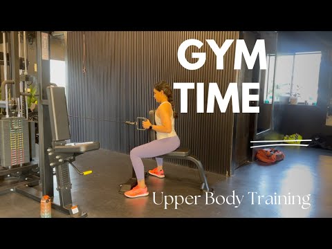 Gym Time | Upper body weight training || Anupama Anandkumar