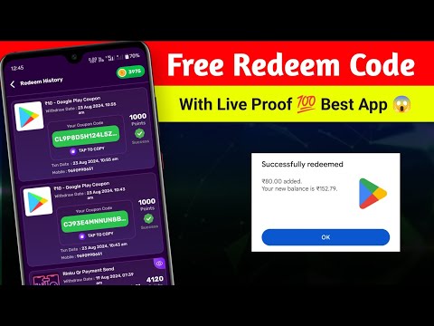 xReward App Live Proof For Google Play Redeem Code | Free Redeem Code App | Gift Card Earning App