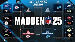 NFL Playoffs, but its decided by Madden