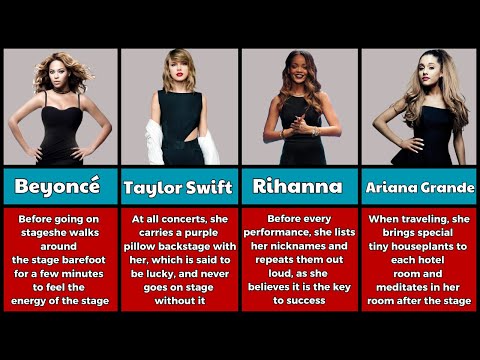 The Secret Habits of America's Most Famous Singers