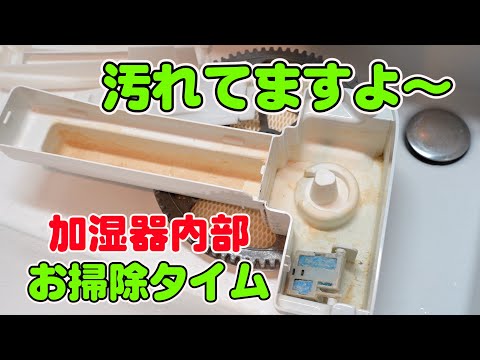 【加湿器 掃除】加湿空気洗浄器の掃除方法！カルキ汚れを洗浄・除菌 加湿器のお掃除タイム 30g×3袋！！