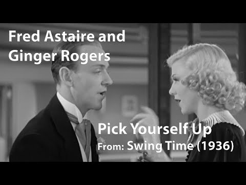 Fred Astaire and Ginger Rogers - Pick Yourself Up (Swing Time, 1936) [Digitally Enhanced]