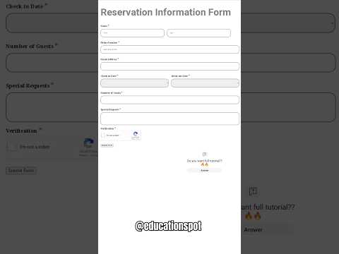 Forms in html with recaptcha verification #coding#forms#html #shorts