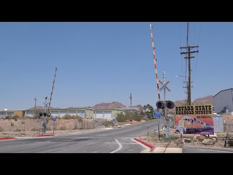 Yucca Street Railroad Crossing Tour Walk Around - Boulder City, NV