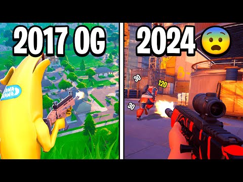 How Fortnite changed 2017... vs TODAY