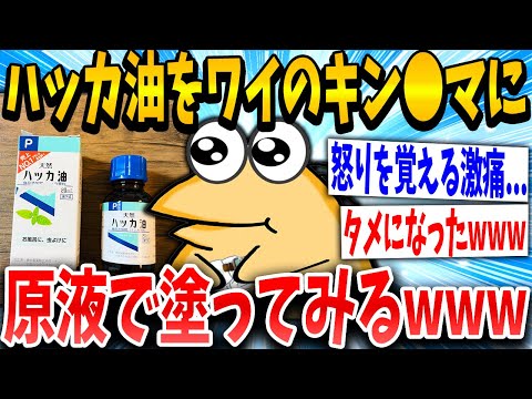 【2ch面白いスレ】ハッカ油イッチ「ワイのお玉にハッカあり！」スレ民「タメになるwww」→結果www【ゆっくり解説】