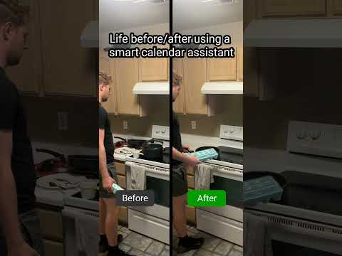 Life Before/After Using A Smart Calendar Assistant #shorts