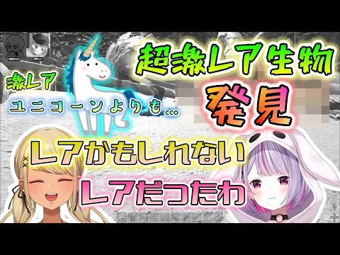 ユニコーン越えの激レア生物○○に大はしゃぎするミミきゅぴ【兎咲ミミ/神成きゅぴ/ぶいすぽっ！/切り抜き/Ark】