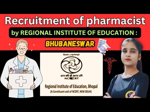 Recruitment of Pharmacist at HQ A&N, Indian Navy || Jobs for Pharmacist at Regional Institute Edu ||