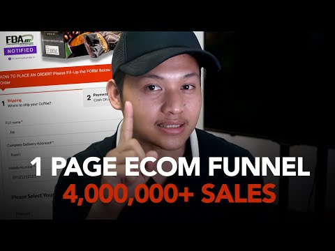 "One Page eCom Funnel" That Generated Over 4 Million In Sales