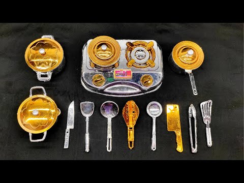 3 minute of Satisfying Video/ Diy Unboxing Amazing Mini Kitchen set/Mini Kitchen set  #VPAFamily5631