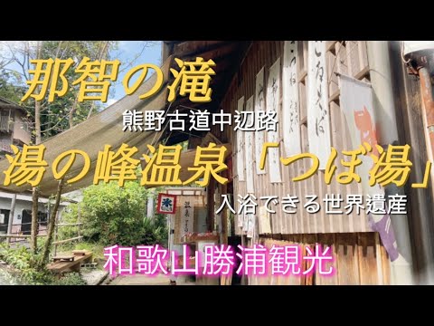 『和歌山県』那智勝浦へ😆✨落差日本一の那智の滝✨入浴できる世界遺産「つぼ湯」♨️