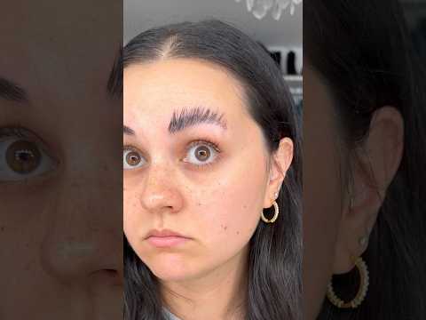 Trimming my eyebrows 😱✂️ #eyebrows #selfcare #browtransformation #haircut #diy