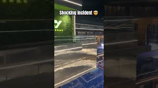 Shocked incident in mall🤯 #ghost #scary #ghostonroad #creepy #ghostattack #paranormal #ghoststories