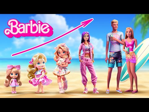 Barbie Growing Up Compilation!