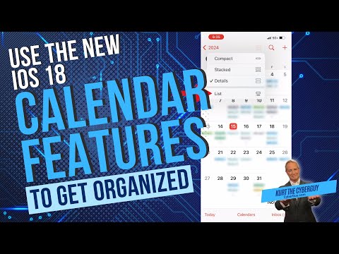 Want to get organized- Here’s how to use the new iOS 18 Calendar features | Kurt the CyberGuy