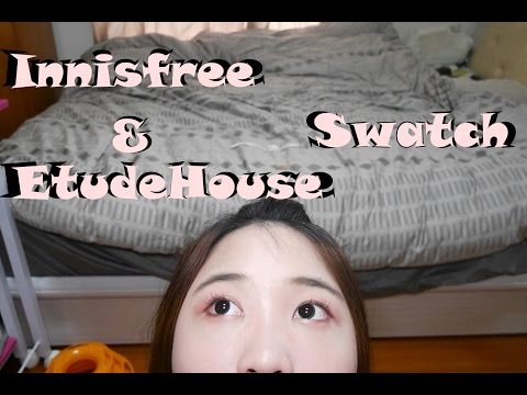 Innisfree & EtudeHouse單顆眼影試色│Hi I’m Verna