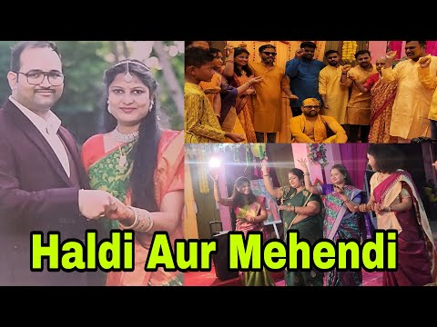 Vlog933👉Aaj Haldi Mehendi mai Sabne Dhoom Machadiya💃🕺💃🕺💃🕺💃🕺💛💛💛💚💚💚