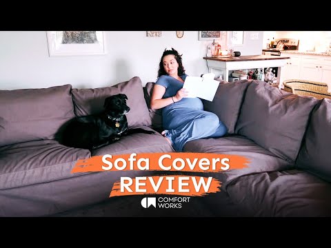 IKEA Ektorp Sectional Sofa Covers feat. Victoria Yost | Velvet Couch Makeover | THA #15