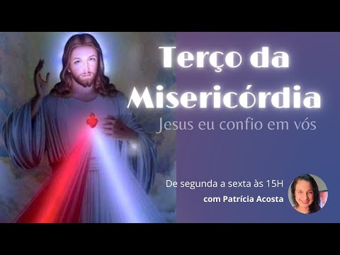 Terço da Misericórdia ao Vivo 08/01/25 - Com meditações do Diário de Santa Faustina