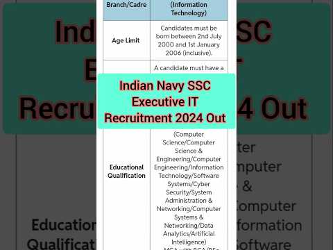 Indian navy ssc executive recruitment 2025 ✅|Indian navy recruitment 2025|