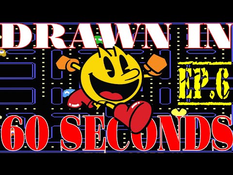 How I Draw Pac-Man in 60 Seconds