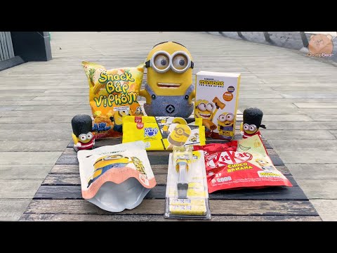 Minions Snacks - Ice Cream, Wafer Roll, Candy, Seaweed, Kit Kat