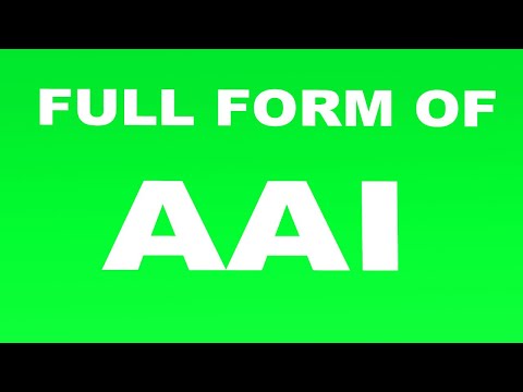 Full Form of AAI | What is AAI Full Form | AAI Abbreviation