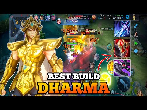 Dharma Best Build Gameplay | Honor of kings