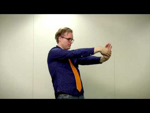 Warm-ups and stretches: Wrist stretch