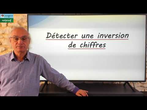 Comment détecter une inversion de chiffres ?