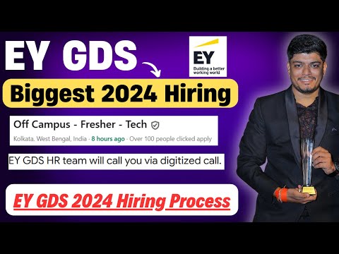 EY GDS 2024 Biggest Hiring | Registration Open | EY GDS HR Team Call | EY GDS Off Campus Hiring