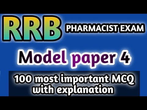 model paper 4#rrb pharmacist exam#mhsrb pharmacist exam#jssc#dsssb#osssc#hssc#zp#esic#cghs