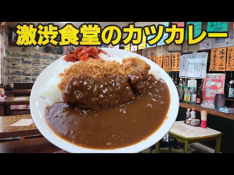 【千葉県茂原市龍王園】どんぶりで出てくる大盛りカツカレー