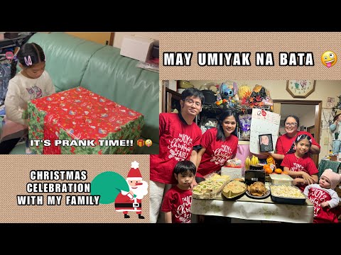 CHRISTMAS CELEBRATION | IT'S A PRANK KAY ATE YEN 🤭🎉