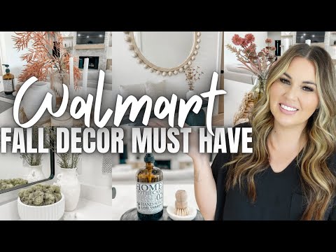 WALMART FALL DECOR MUST HAVES 2024 | HIGH END LOOKING FALL DECOR ON A BUDGET | FALL DECOR WITH LINKS