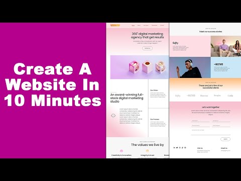 How to create a website in 10 mintutes using Elementor and WordPress