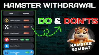 Hamster Kombat Airdrop Withdrawal Do and Don'ts