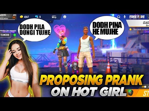 12 YEAR OLD BOY PROPOSED A HOT GIRL IN FREEFIRE PRANK || OMG SHE ACCEPTED 😱||MUST WATCH