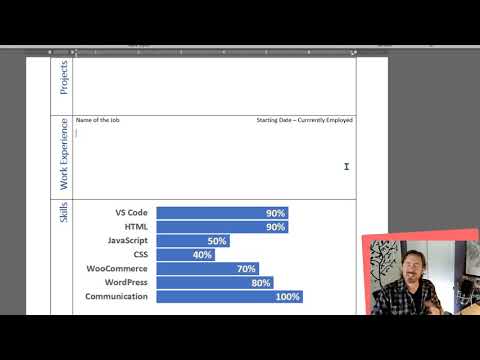 Work on Your #Resumé by Adjusting Text Direction, Table Borders, and Tab Stops within Table Cells