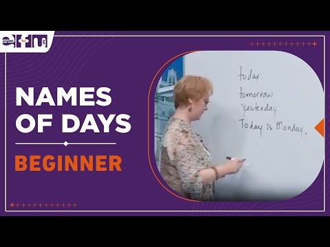 Let's Start English 74 - Lesson 11 / Names of Days