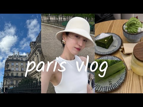 paris vlog: cafe hopping, spring, enjoying sun 🌸