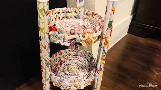 DIY Grab your newspapers and recycle them with this new 💡/newspaper crafts/best out of waste