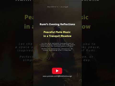 Rumi's Evening Reflections | Peaceful Flute Music in a Tranquil Meadow