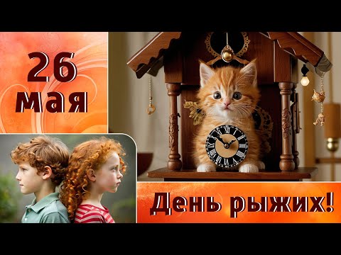 26 мая Всемирный день Рыжих! Рыжие с праздником!