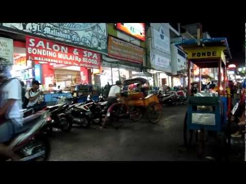 Jalan Malioboro in Yogyakarta / Java / Indonesia